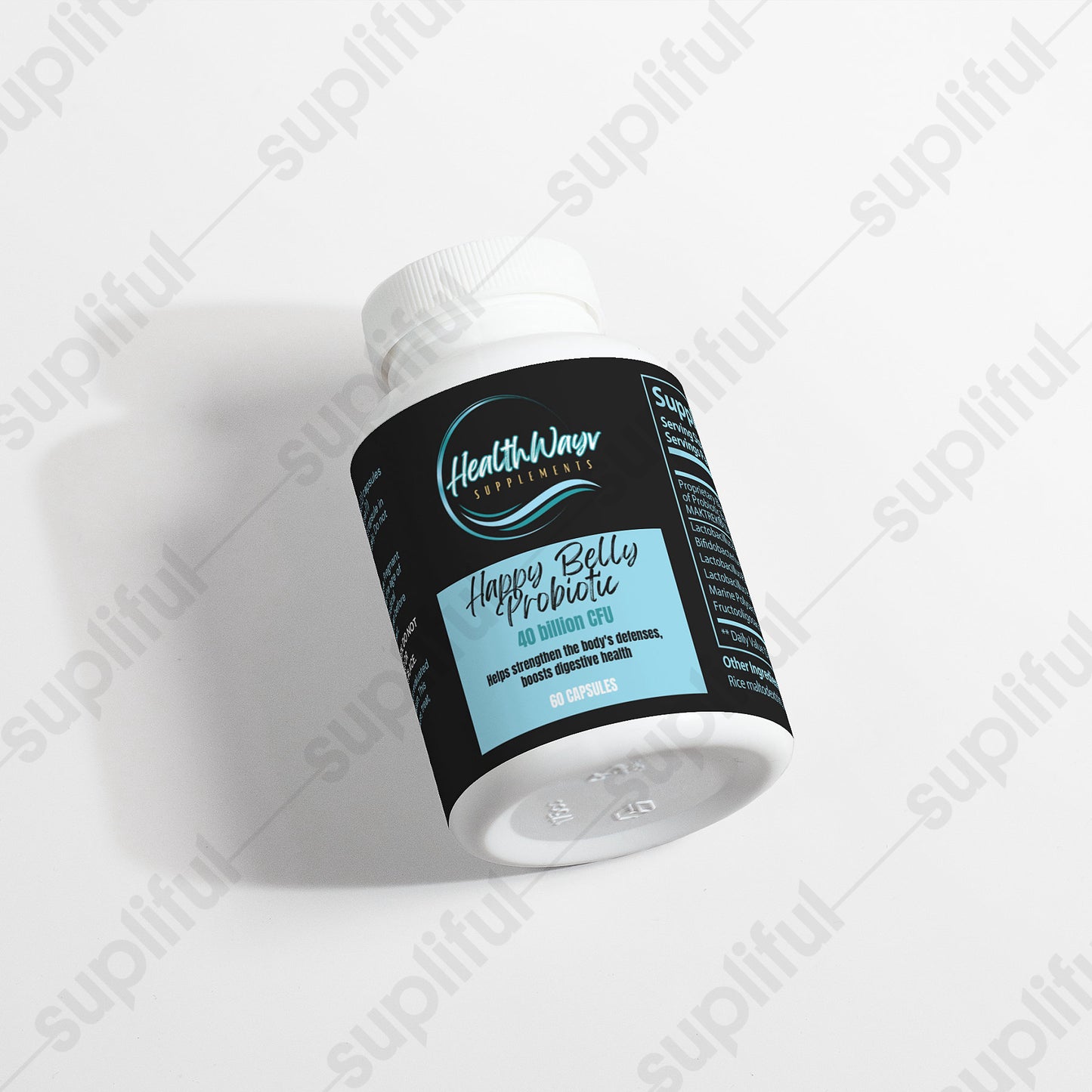 Happy Belly Probiotic 40 Billion with Prebiotics
