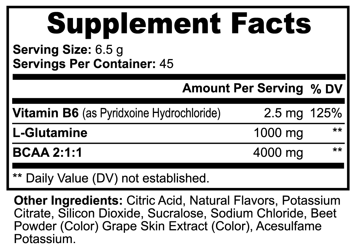 Big Baller BCAA Post Workout Powder (Honeydew/Watermelon)