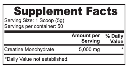 Muscle Master Creatine Monohydrate